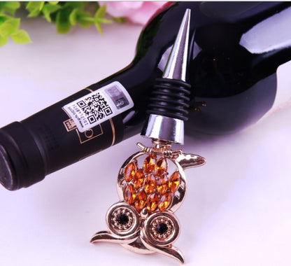 Zinc Alloy Wine Stopper Creative Owl Wine Bottle Stopper