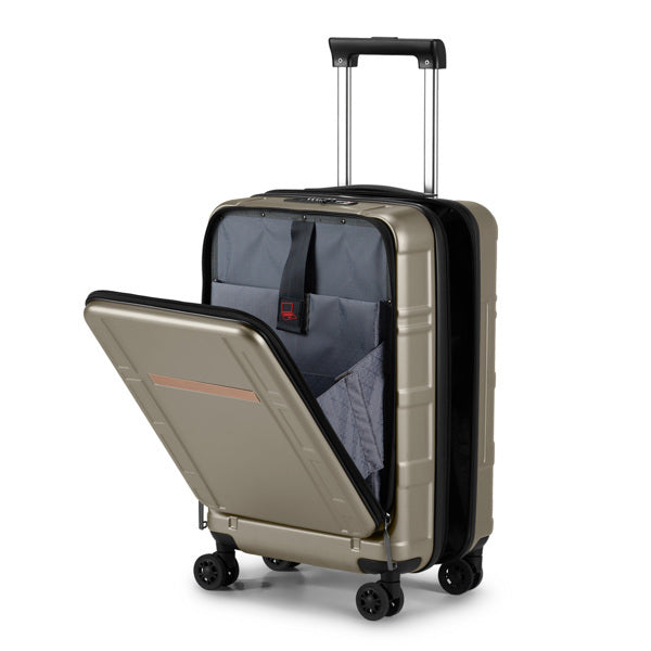 Front End 20 Inch Expandable ABS, PC Suitcase