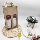 Nordic Jute Wine Bottle Handbag