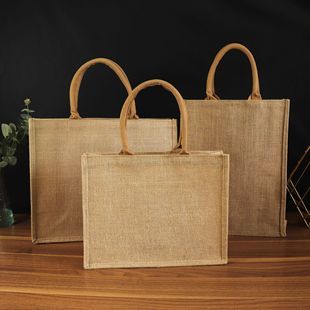 Linen Red Wine Bag Wine Packaging Bag Four-bottle Package Double Handbag Wine Bag