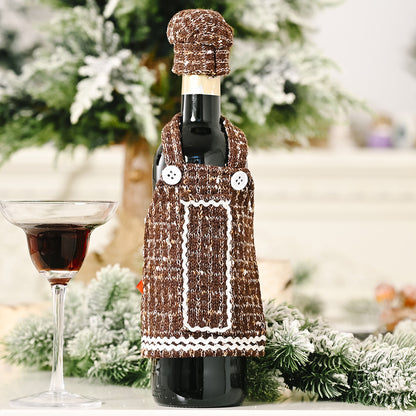 Lace Apron Wine Cover, Home Decoration Wine Bottle Cover