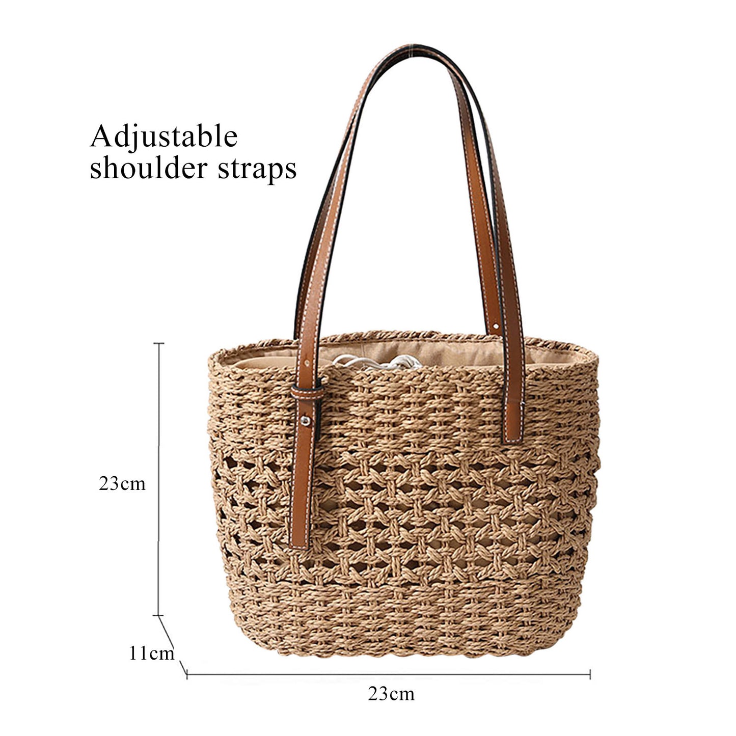 Women's New Beach Fashion Woven Shoulder Bag