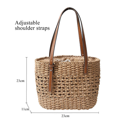 Women's New Beach Fashion Woven Shoulder Bag