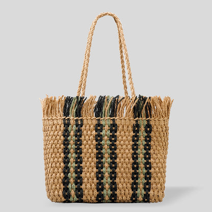 Handwoven Large Capacity Beach Tote Bag