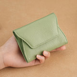 Coin Purse Cowhide Multi-functional Small Leather Card Holder